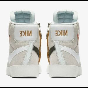 nike women's blazer mid rebel off white